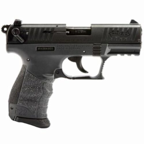 Walther Arms 5120365 P22 *CA Compliant 22 LR 3.42 10+1 Tungsten Gray Polymer Frame Black Steel Slide Black Polymer Grip