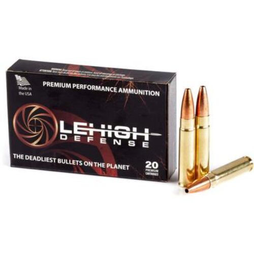 Lehigh Defense LA300HMR125CC Controlled Chaos 300 HAM'R 125 gr, Lehigh Defense Controlled Chaos, 20 Per Box/ 10 Cs