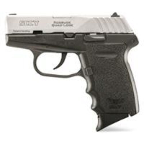 SCCY Industries CPX-3TTBK CPX-3  380 ACP 10+1 3.10 Black Polymer Serrated SS Slide Finger Grooved Black Polymer Grip