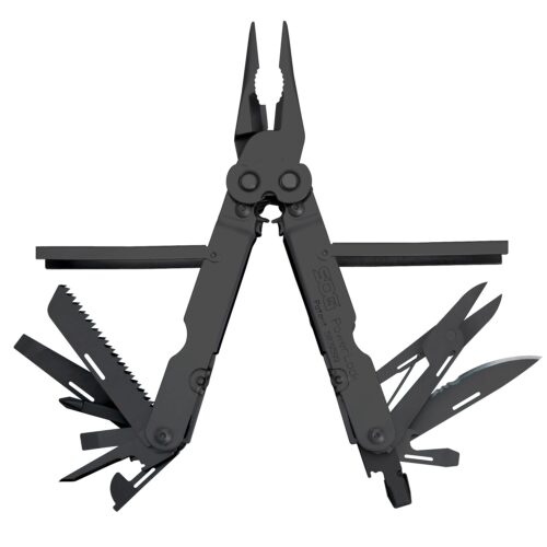 S.O.G SOG-B61N-CP Powerlock  Black Oxide 420 Stainless Steel 7 Long Features 18 Tools w/Sheath