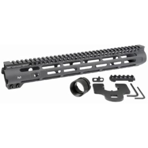 MIDWEST INDUSTRIES INC MISLH14 Slimline AR-15 6061 Aluminum Black Hard Coat Anodized 14
