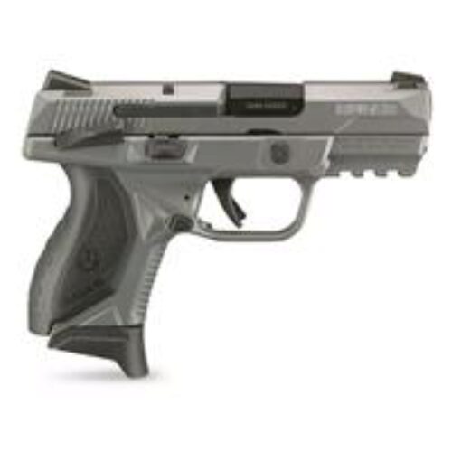 Ruger 8683 American Pistol Compact 9mm Luger 3.55 17+1 Gray Cerakote Gray Cerakote Stainless Steel Slide Black Wraparound Ergonomic Grip