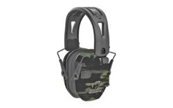 Walker's GWPRSEMRHMCCG Razor Slim Electronic Muff Polymer 23 dB Over the Head Gray MultiCam/Black Adult