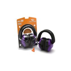 Pyramex VGPM8065C Venture Gear V80 Muff Foam 26 dB 32 dB Over the Head Orange Purple/Black Adult 1 Pair