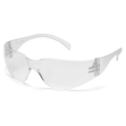 Pyramex S4110S Intruder Glasses Adult Clear Lens Polycarbonate Clear Frame 12 Pack