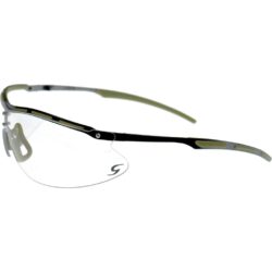 Radians CSB1011CS Bravo Glasses Adult Clear Lens Polycarbonate Black Frame