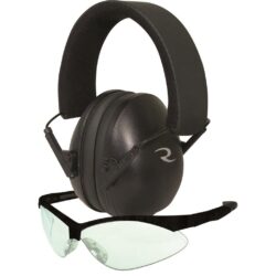Radians LS0100CKCS G4 Junior Shooting Glasses Clear Lens Black Frame