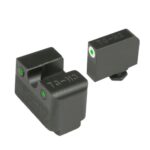 TruGlo TG231MP2W Tritium Pro  Black | Green Tritium White Outline Front Sight Green Tritium Rear Sight