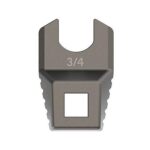 Real Avid AVMF34MDW Master -Fit Muzzle Device Wrench Titanium Titanium/Stainless Steel AR-Platform Free-Float Handle
