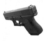 Talon Grips 117R Adhesive Grip  Compatible w/Glock 26/27/28/33/39 Gen4 w/Medium Backstrap, Black Textured Rubber