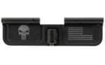 Spikes SED7005 Ejection Port Door Punisher and Flag AR-15 Black Phosphate Steel