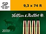 Sellier&amp;BellotSB9374RARifle9.3mmX74R285GRSoftPoint20Bx18Cs