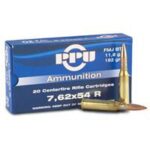 PPU PP76254F Metric Rifle  7.62x54mmR 182 gr Full Metal Jacket Boat-Tail (FMJBT) 20 Per Box/ 10 Cs PPU PP76254F Metric Rifle  7.62x54mmR 182 gr Full Metal Jacket Boat-Tail (FMJBT) 20 Per Box/ 10 Cs
