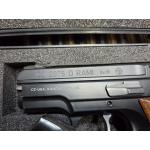 WOOR GRIPS AND EXTRA BLACK GRIPS, CAJUN GUN WORKS ADJUSTABLE TRIGGER AND 4 MAGS (Consignment)