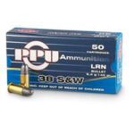 PPU PPH38SW Handgun  38 S&W 145 gr Lead Round Nose (LRN) 50 Per Box/ 20 Cs