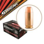 Ammo Inc 380090JHPSTR Streak  380 ACP 90 gr Jacketed Hollow Point (JHP) 20 Bx/ 10 Cs