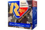 Rio Ammunition TGHV368 Texas Game Load High Velocity 12 Gauge 2.75 1 1/4 oz 8 Shot 25 Per Box/ 10 Cs