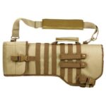 NcStar CVRSCB2919T VISM Scabbard with Tan Finish, MOLLE Webbing, D-Ring & Grommet for Drainage for Rifle/Carbine NcStar CVRSCB2919T VISM Scabbard with Tan Finish, MOLLE Webbing, D-Ring & Grommet for Drainage for Rifle/Carbine