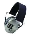 M&P Accessories 110041 Alpha Electronic Muff Polymer 23 dB Over the Head Gray/Black Adult 1 Pair
