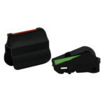 TruGlo TGTG940 F.A.S.T. Universal Shotgun Sights  Black | Red Fiber Optic Front Sight | Green Ramp Rear Sight