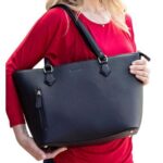 TacticaTTPRM1816BKContemporaryConcealCarryPurseBlackShoulderAmbid