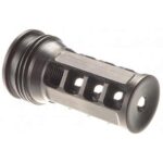 Huxwrx 1574 QD 762 Muzzle Brake Black with 5/8-24 tpi Threads, 2.30 OAL & 1.20 Diameter for 30 Cal AR-Platform