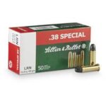 Sellier & Bellot SB38A Handgun Target 38 Special 158 gr Lead Round Nose (LRN) 50 Per Box/ 20 Cs