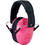 Walker's GWPFKDMPK Youth Passive Muff Polymer 22 dB Over the Head Pink/Black Youth