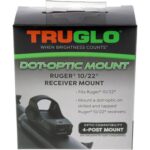 TruGlo TGTG8955RU1 Ruger 10/22 Receiver Mount  Black Anodized