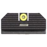 Night Fision GLK001010YGXG Official Costa Ludus Night Sights  Black | Green Tritium Yellow Ring Front Sight Green Tritium Bar Black Rear Sight