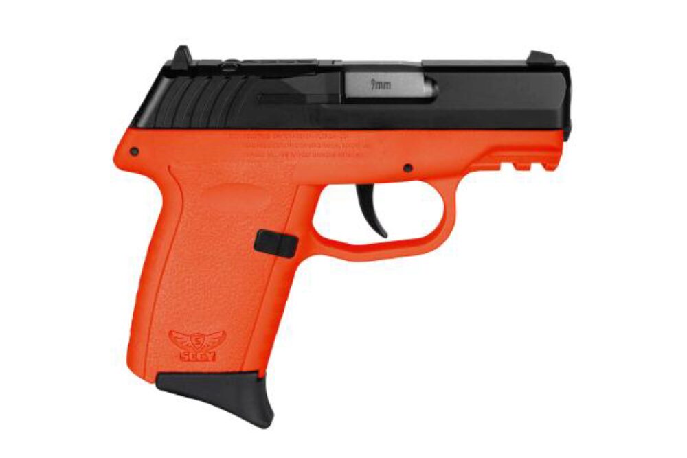 SCCY Industries CPX2CBORRDRG3 CPX-2 Gen3 RD 9mm Luger 10+1 3.10 Orange Polymer w/Picatinny Rail Serrated Black Nitride Stainless Steel Slide Orange Polymer Grip