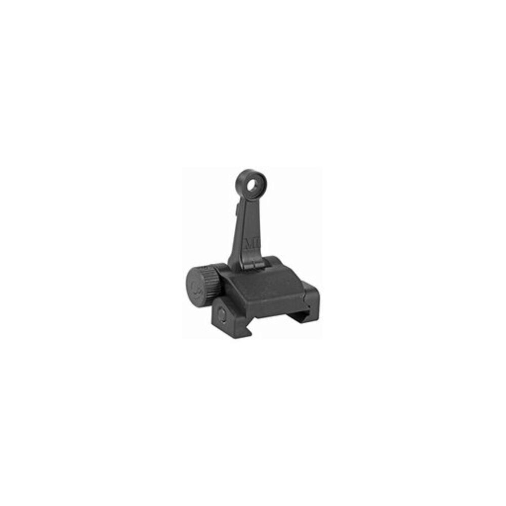 Midwest Industries MICRSR Combat Rifle Rear Flip Sight  Black for AR-15, M16, M4
