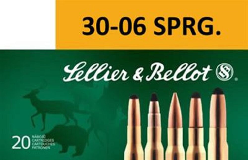 Sellier & Bellot SB3006B Rifle  30-06 Springfield 180 gr 2707 fps Soft Point (SP) 20 Bx/20 Cs