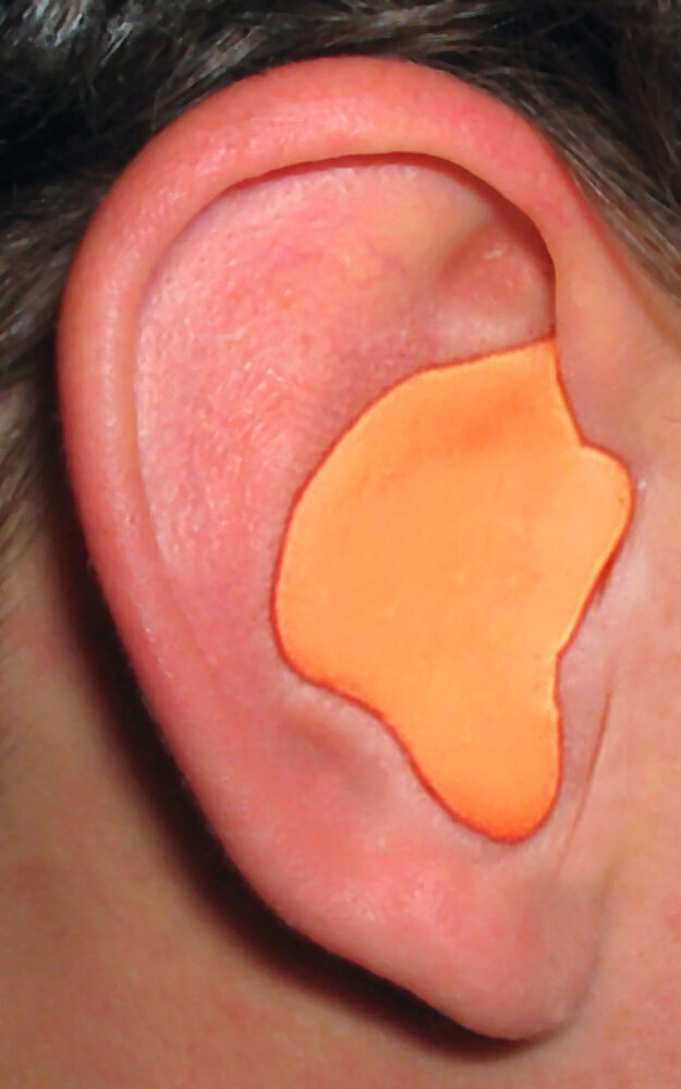 RADIANS CUSTOM MOLDED EARPLUGS ORANGE
