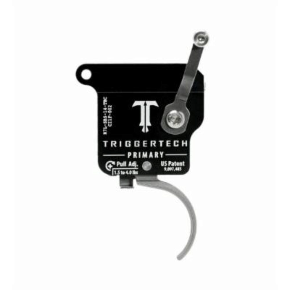 TriggerTech R7LSBS14TBC Primary Single-Stage Traditional Curved Trigger with 1.50-4 lbs Draw Weight for Remington 700 Left TriggerTech R7LSBS14TBC Primary Single-Stage Traditional Curved Trigger with 1.50-4 lbs Draw Weight for Remington 700 Left