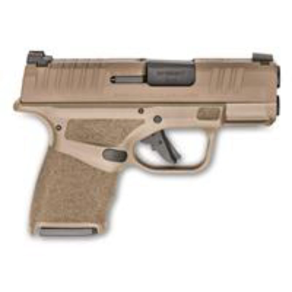 Springfield Armory HC9319F Hellcat Micro-Compact 9mm Luger 3 13+1, 11+1 Flat Dark Earth Frame Flat Dark Earth Cerakote Steel with Top Serrations Slide Adaptive Textured Flat Dark Earth Polymer Grip Springfield Armory HC9319F Hellcat Micro-Compact 9mm Luger 3 13+1, 11+1 Flat Dark Earth Frame Flat Dark Earth Cerakote Steel with Top Serrations Slide Adaptive Textured Flat Dark Earth Polymer Grip