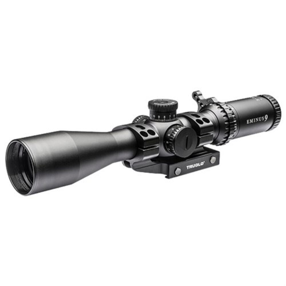 TruGlo TG-8541TLR Eminus  Black Anodized 4-16x44mm 30mm Tube Dual Illuminated (Green/Red)TacPlex MOA Reticle