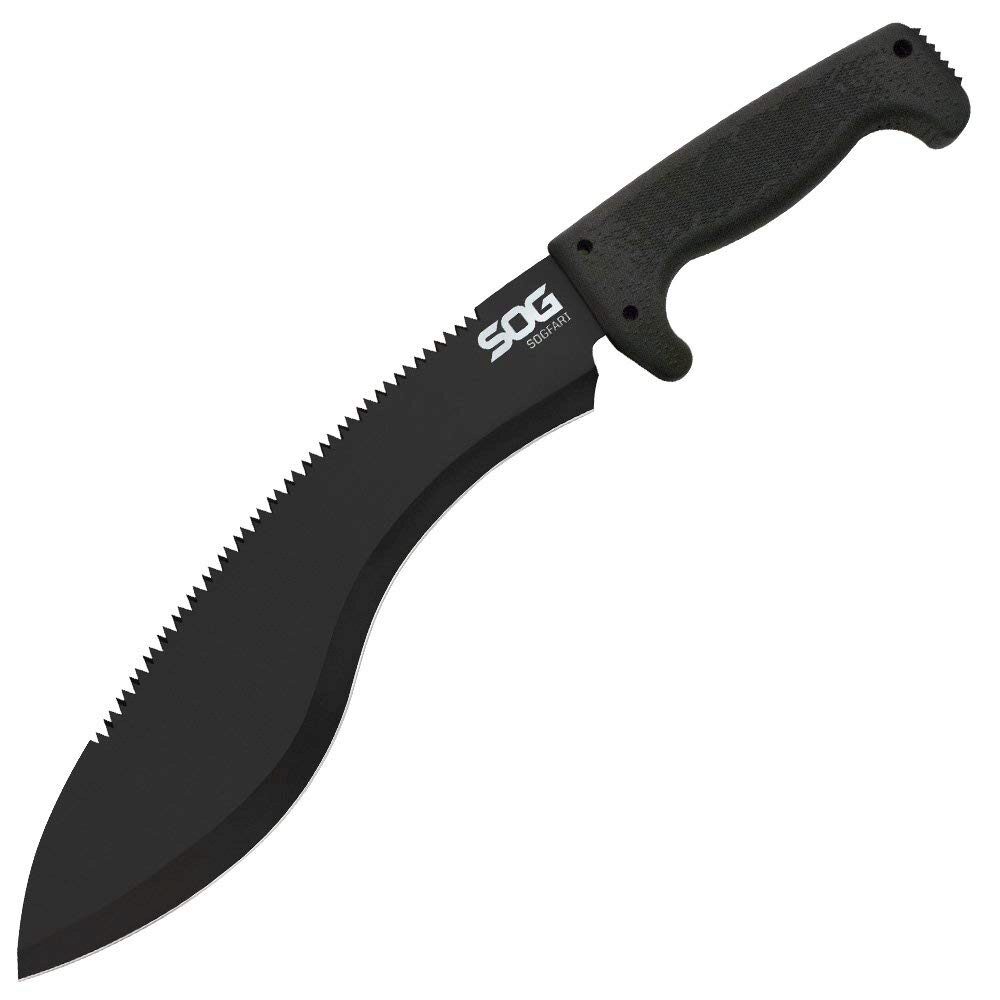 S.O.G SOGMC11N SOGfari 12 Black Hardcased 3Cr13MoV SS Blade Black Kraton Handle 18 Long Includes Sheath S.O.G SOGMC11N SOGfari 12 Black Hardcased 3Cr13MoV SS Blade Black Kraton Handle 18 Long Includes Sheath