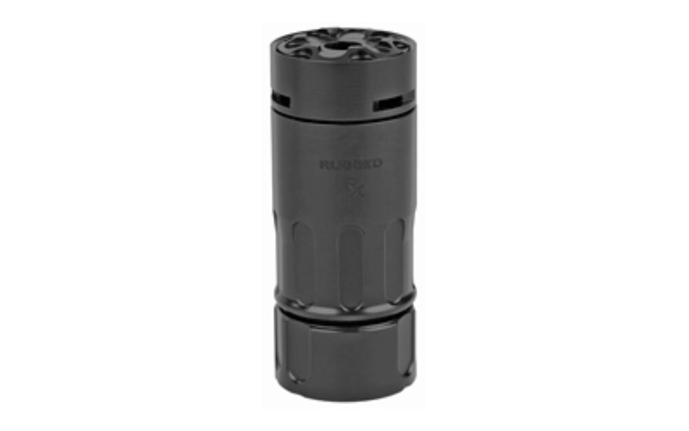 Rugged Suppressors RX001 RX Blast Diverter/Brake Black Nitride Stainless Steel, Dual Taper Locking System Adapter, Muzzle Caps Included