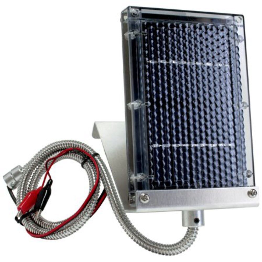Wildgame Innovations WGIWGISO0010 Edrenaline Solar Panel 6 Volt Silver