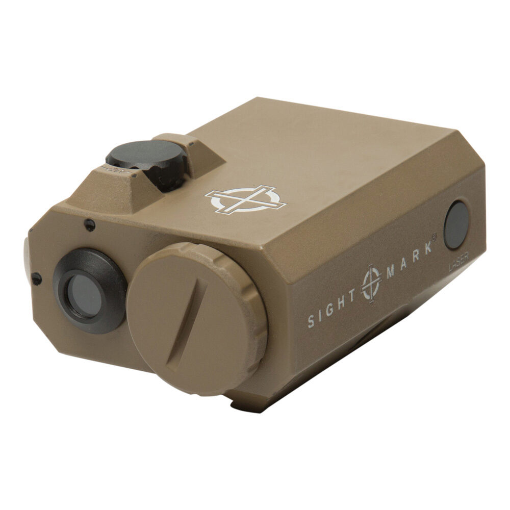 Sightmark SM25016DE LoPro Mini Laser Sight 5mW Green Laser with 520nM Wavelength (50yds Day/600yds Night Range) Dark Earth Finish