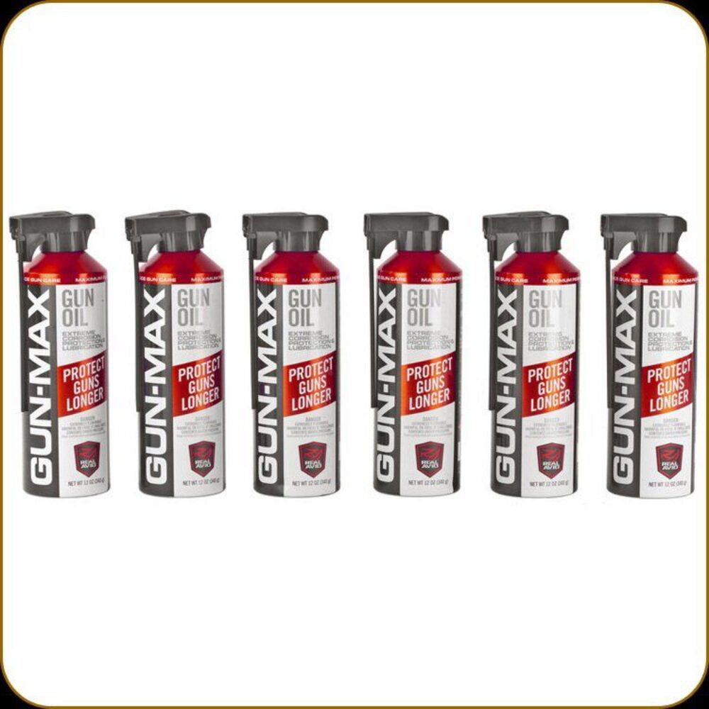 Real Avid AVMLP12A Gun-Max Gun Oil Cleans, Lubricates, Protects 12 oz Aerosol Real Avid AVMLP12A Gun-Max Gun Oil Cleans, Lubricates, Protects 12 oz Aerosol