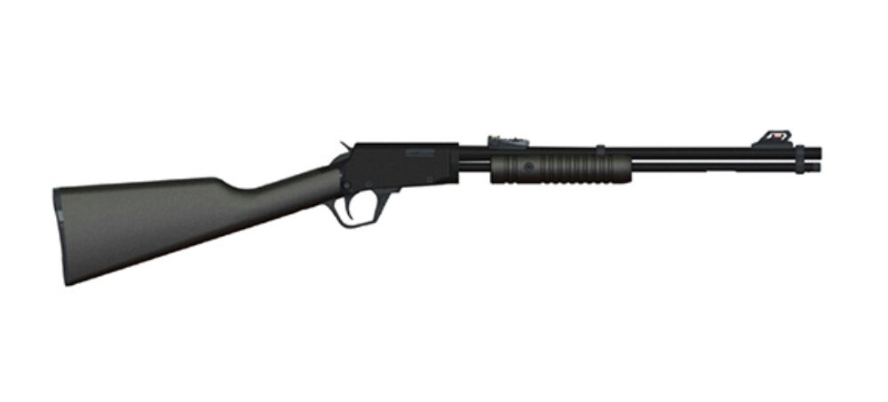 Rossi RP22181SY Gallery 22 LR Caliber with 15+1 Capacity, 18 Barrel, Polished Black Metal Finish & Black Synthetic Stock Right Hand (Full Size) Rossi RP22181SY Gallery 22 LR Caliber with 15+1 Capacity, 18 Barrel, Polished Black Metal Finish & Black Synthetic Stock Right Hand (Full Size)