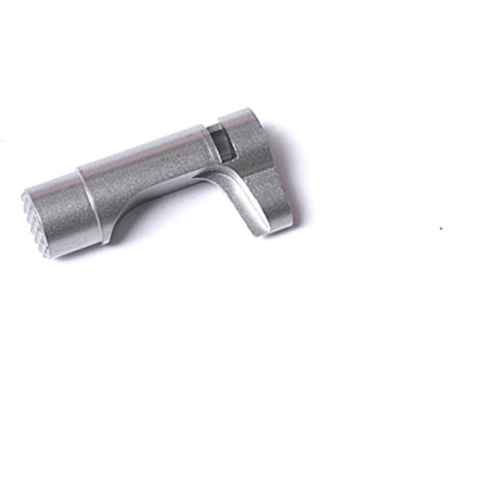 Wilson Combat 31TSBP Bullet Proof Magazine Release Tactical 1911 Silver Steel Handgun