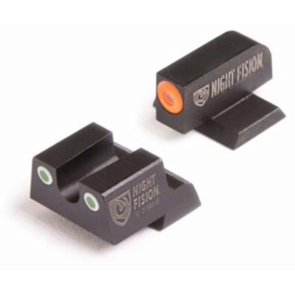 Night Fision CNK027007OGW Perfect Dot Tritium Night Sights For Canik Black | Green Tritium Orange Ring Front Sight Green Tritium White Ring Rear Sight Night Fision CNK027007OGW Perfect Dot Tritium Night Sights For Canik Black | Green Tritium Orange Ring Front Sight Green Tritium White Ring Rear Sight