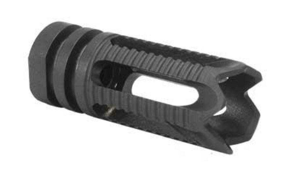 Yankee Hill 285C2 Phantom Flash Hider Black Steel with 1/2-28 tpi Threads & Teeth for 5.56x45mm NATO AR-Platform