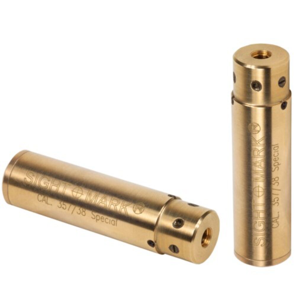 Sightmark SM39018 Boresight Red Laser for 38 Special/357 Mag Brass Includes Battery Pack & Carrying Case Sightmark SM39018 Boresight Red Laser for 38 Special/357 Mag Brass Includes Battery Pack & Carrying Case