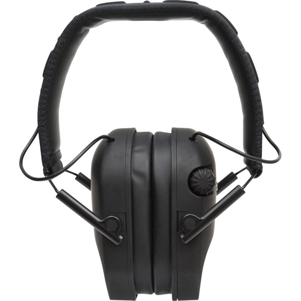 Radians VX0110CS Vertex Slim Electronic Muff 85 dB Over the Head Black Adult 1 Pair