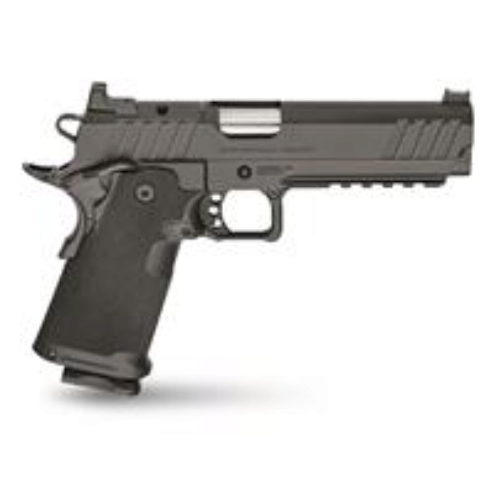 Springfield Armory PH9119AOS Prodigy  9mm Luger 20+1/17+1 5 Bull Barrel, Black Cerakote Carbon Steel Frame w/Picatinny Acc. Rail,  Optic Ready Black Cerakote Slide, Polymer Grip, Fiber Optic Sight