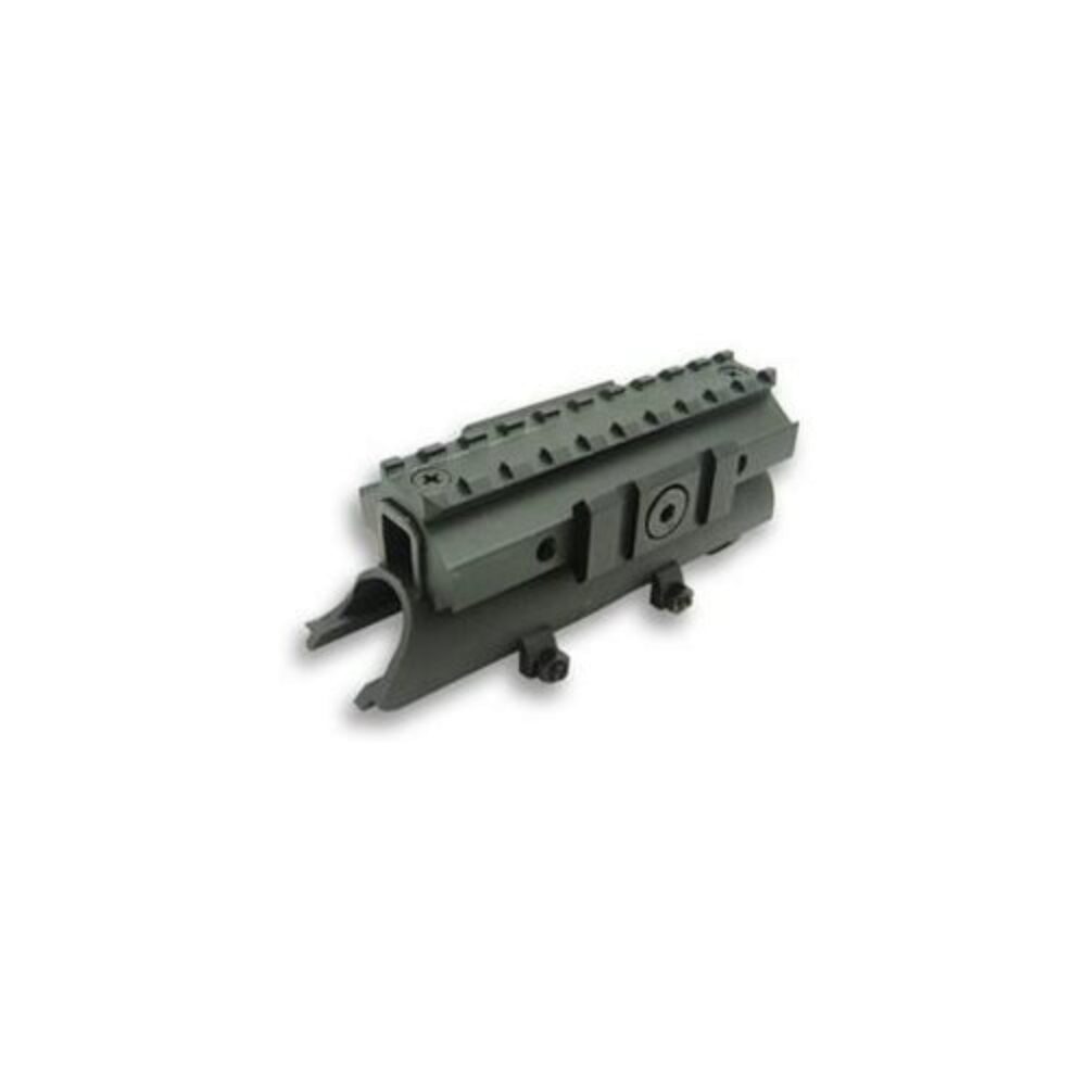 NcStar MTSKS Tri-Rail Receiver Cover SKS Rifle Weaver 4.80 Long Black Anodized See-Thru Aluminum NcStar MTSKS Tri-Rail Receiver Cover SKS Rifle Weaver 4.80 Long Black Anodized See-Thru Aluminum